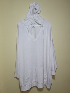 New Torrid Relaxed Super Soft Oatmeal Plush Tunic Hoodie 4 4X